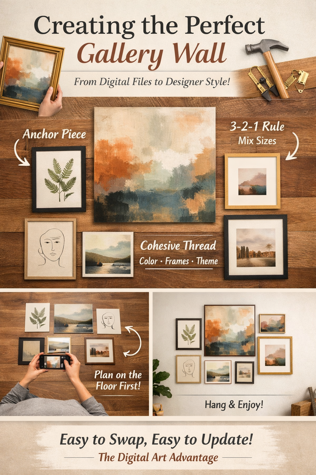 The 5-Minute Gallery Wall: A Beginner’s Guide to Curating Your Space