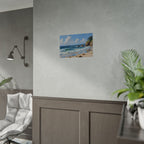 Coastal Seascape Poster - Rolled Beach Print, Ocean Waves Wall Art
