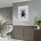 Iriserende kever muurdecoratie – poster 
