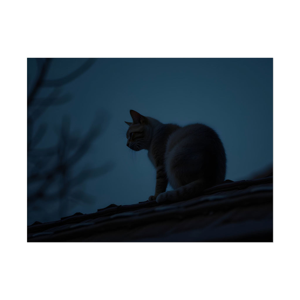 Nightwatch Cat Wall Art - Poster