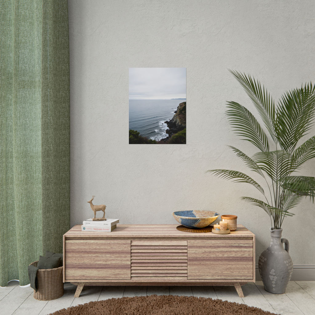 Muurposter met zonsopgang boven de oceaan - Poster 