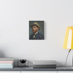 Van Gogh Style Self-Portrait Canvas Print - Matte Stretched Wall Art