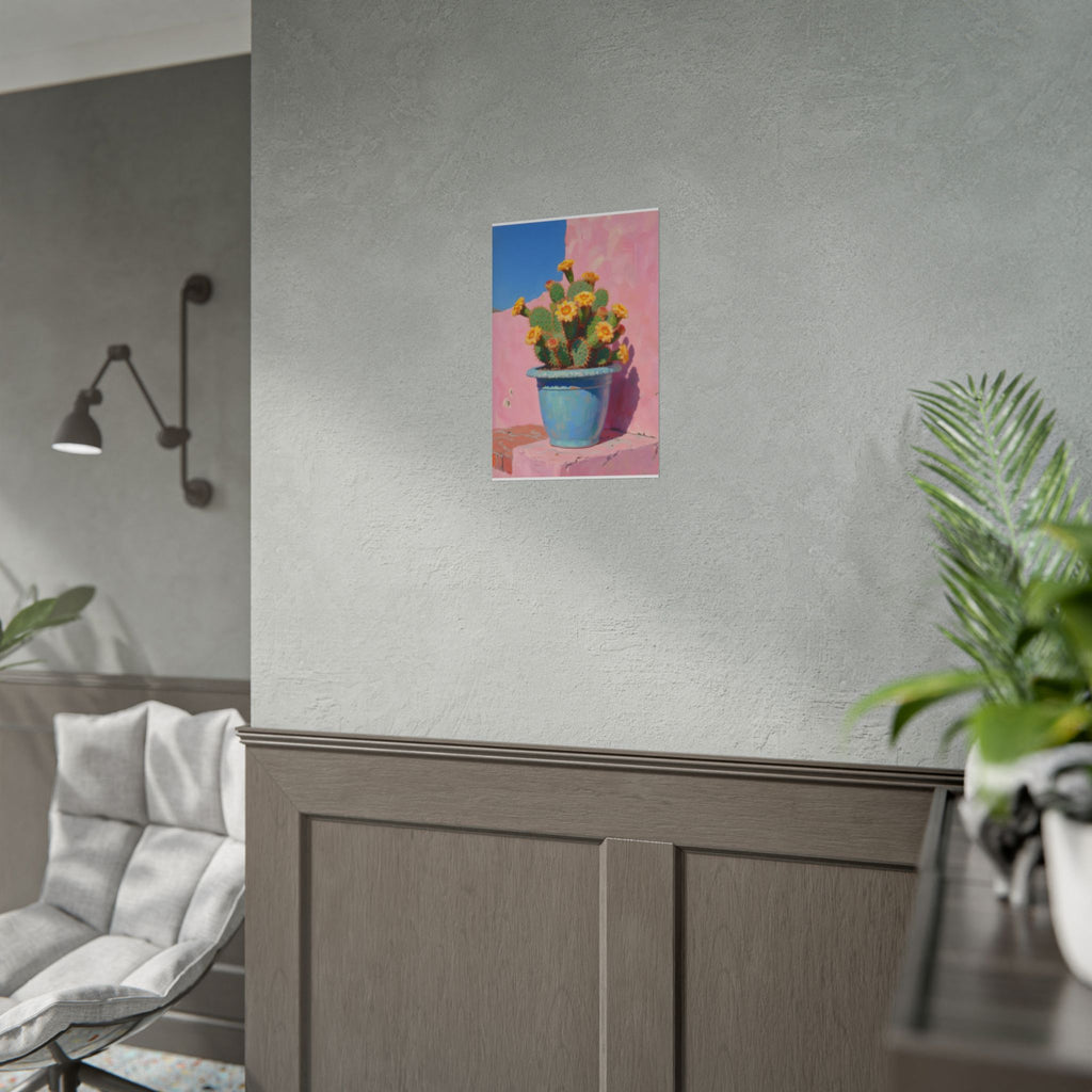 Kaktusrosa Wandbild - Poster 