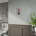 Lipstick Art Poster — Red Lipstick Still Life Rolled Poster