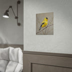 Goudvink Kunst Poster - Gele Zangvogel Print voor Natuurliefhebbers