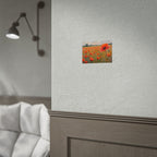 Poppy Field Art Poster - Rolled Floral Wall Print for Home & Office