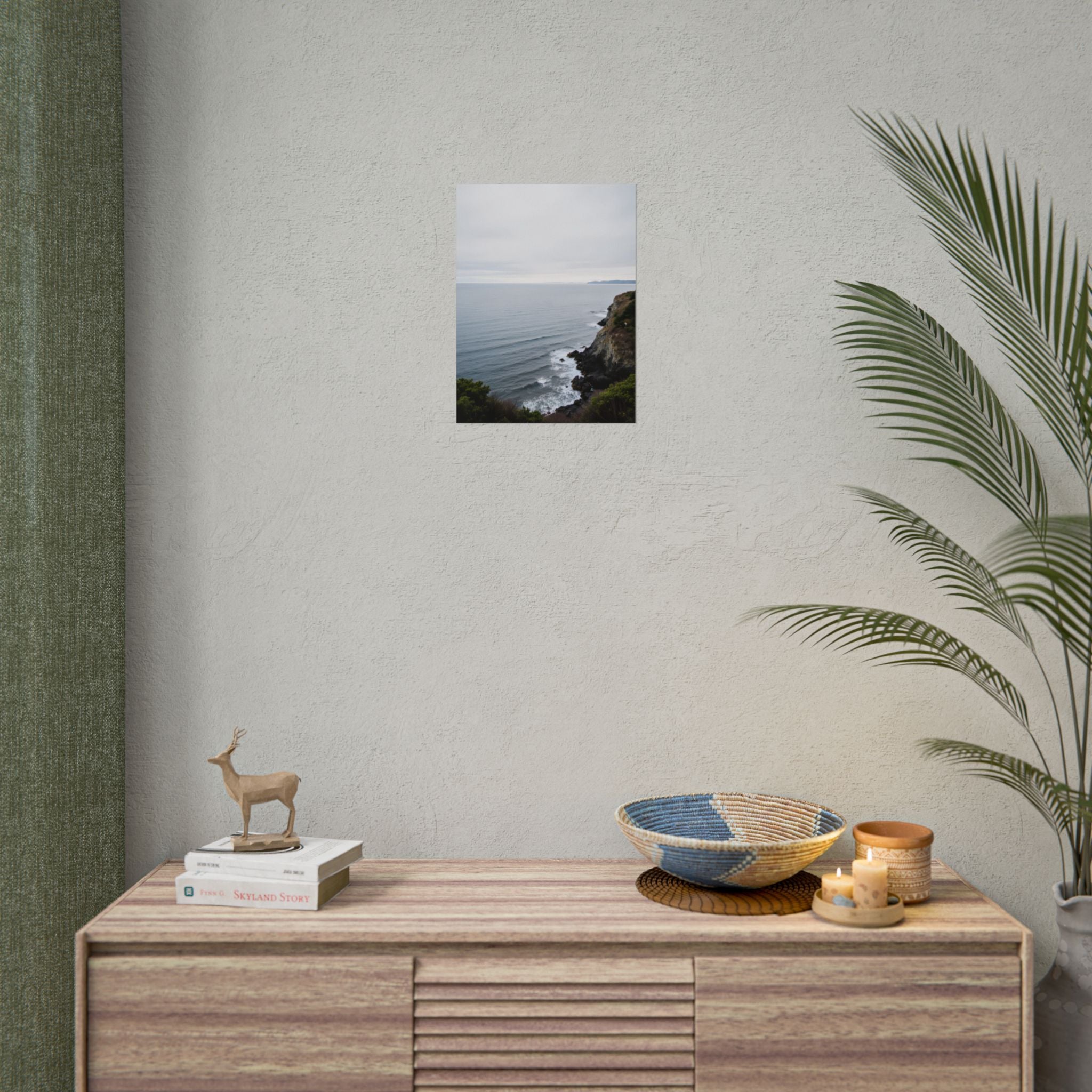 Dawn on the ocean Wall Art Print - Rolled Poster