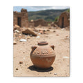 Rustic Terracotta Pot Photo Canvas