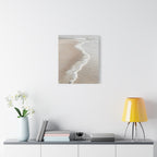 Seaside Shoreline Canvas Print - Tranquil Beach Wall Art