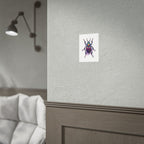 Iriserende kever muurdecoratie – poster 