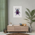 Iriserende kever muurdecoratie – poster 