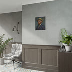 Van Gogh Portrait Rolled Poster — Vintage Impressionist Art Print