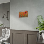 Poppy Field Art Poster - Rolled Floral Wall Print for Home & Office