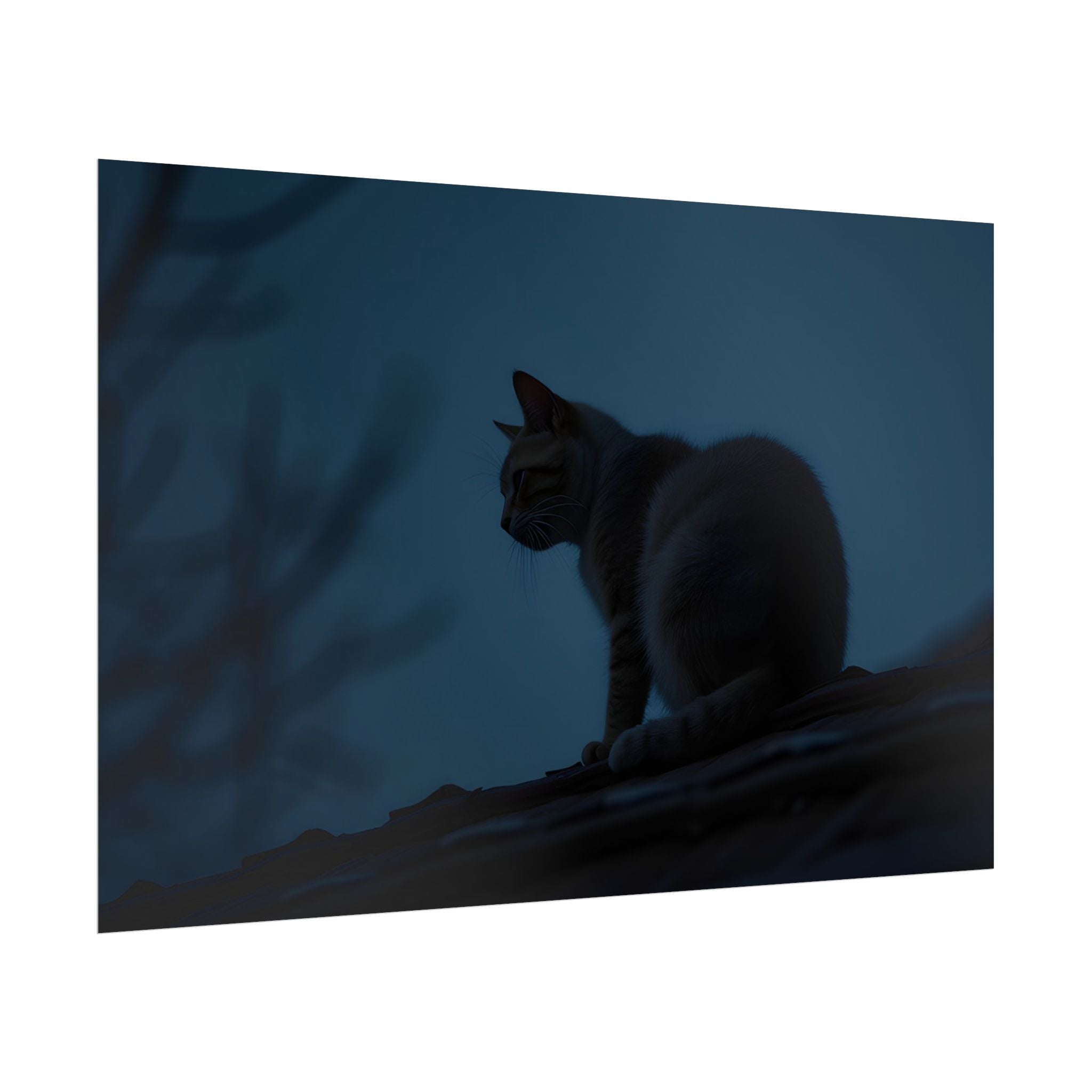 Nightwatch Cat Wall Art - Poster