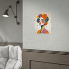 Rolled Poster — Colorful Abstract Portrait Art Print