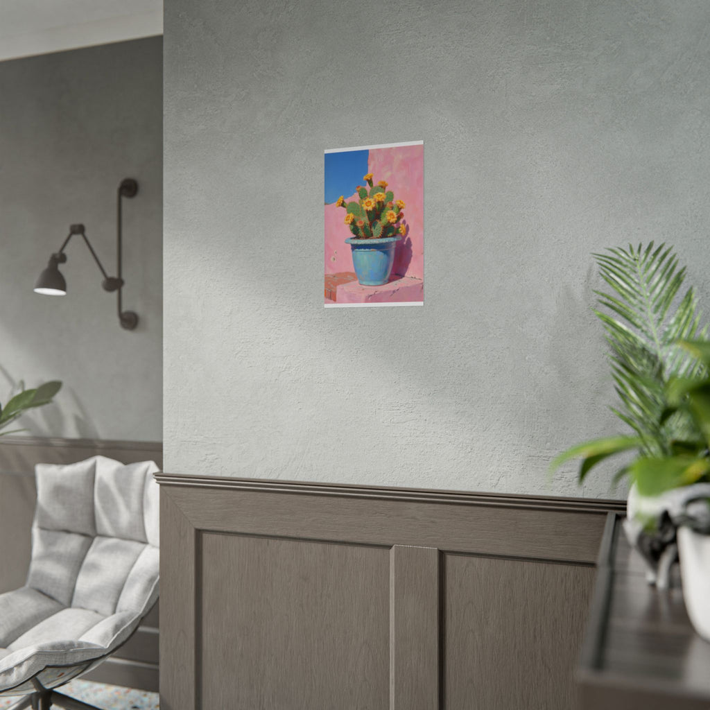 Kaktusrosa Wandbild - Poster 