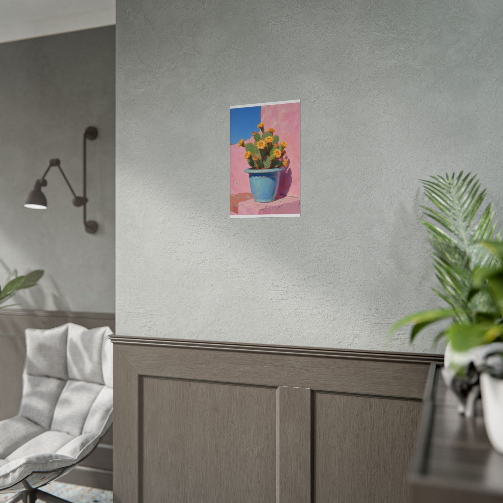 Cactus Pink Wall Art -  Poster
