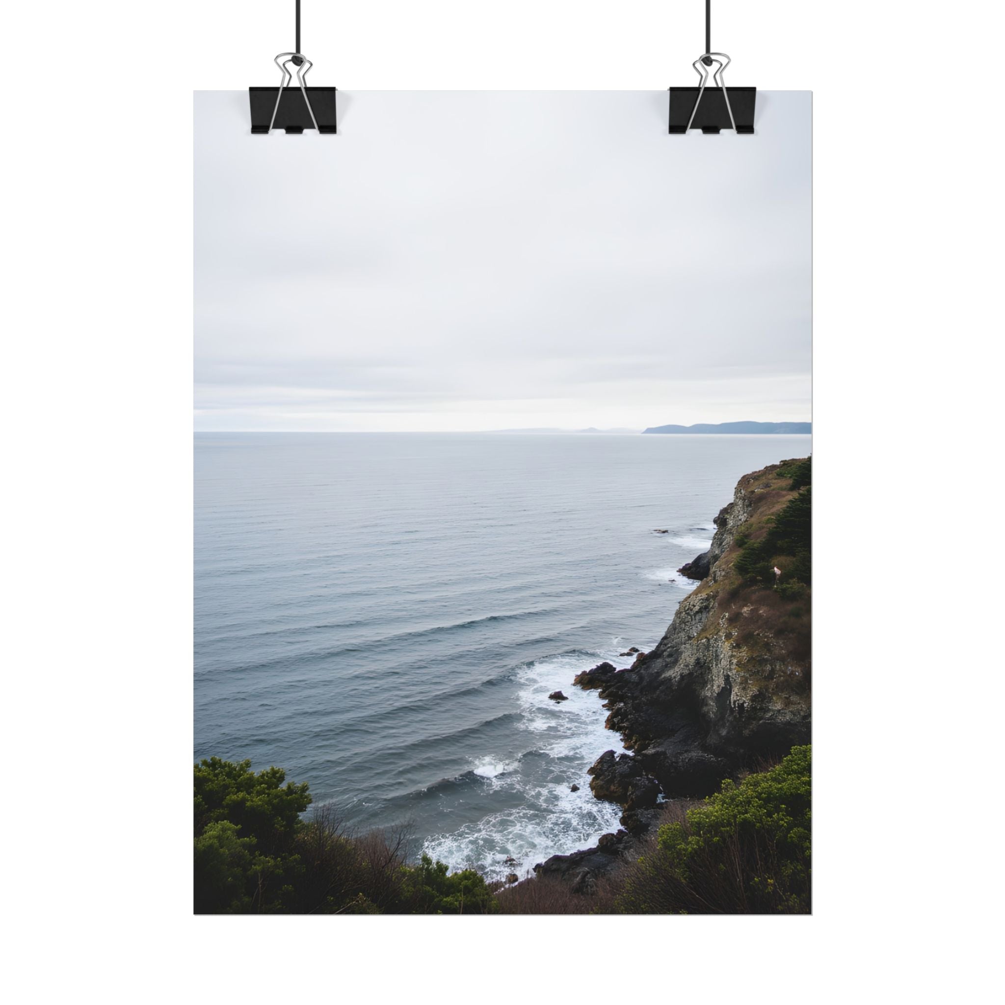 Muurposter met zonsopgang boven de oceaan - Poster 