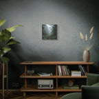 Misty Forest Path  Stretched Wall Art - Canvas Print