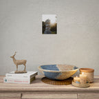 Zonovergoten gelukskat muurdecoratie - Poster 