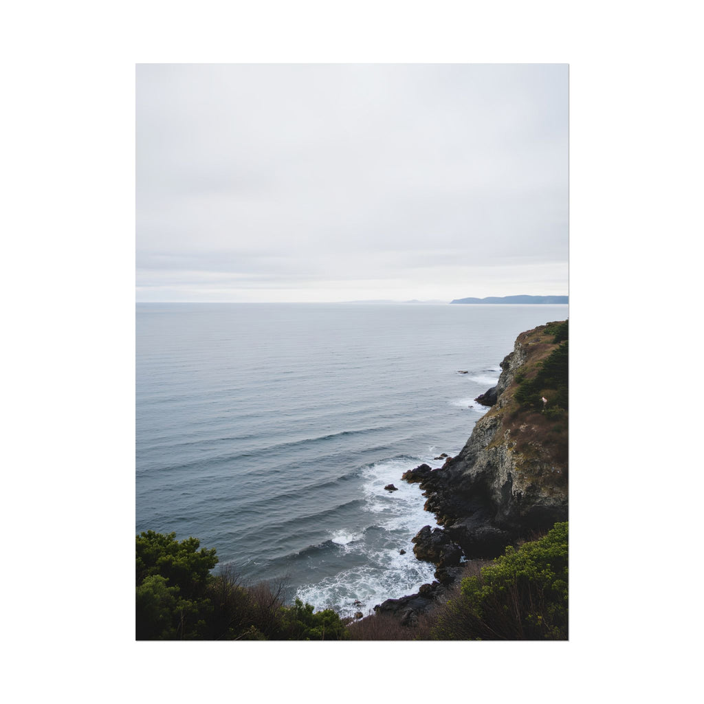 Dawn on the ocean Wall Art Print - Rolled Poster