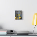 Limoncello with lemons Still Life Matte Canvas Wall Art