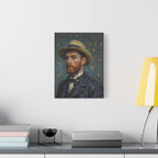 Van Gogh Style Self-Portrait Canvas Print - Matte Stretched Wall Art
