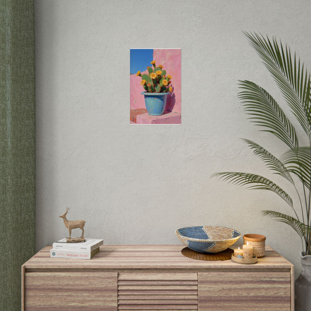 Kaktusrosa Wandbild - Poster 