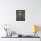 Van Gogh Style Self-Portrait Canvas Print - Matte Stretched Wall Art