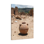 Rustic Terracotta Pot Photo Canvas