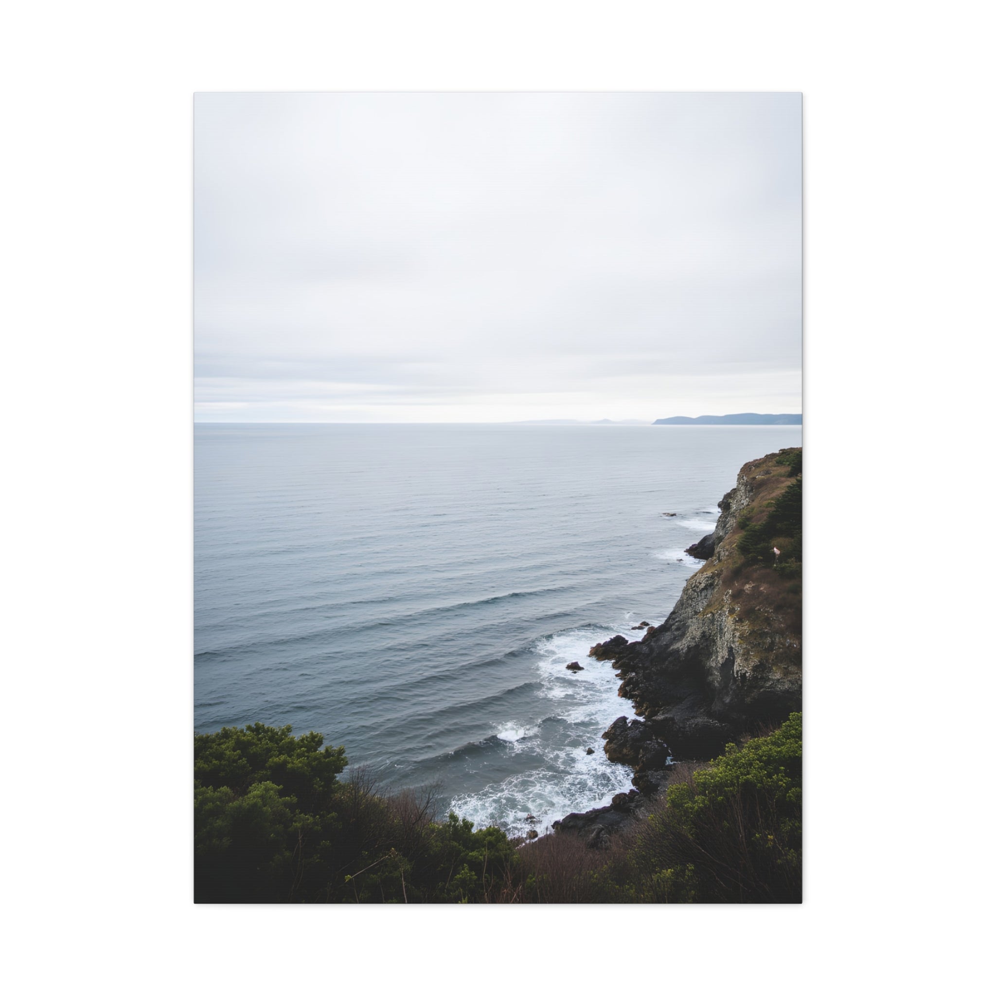 Dawn on the ocean Wall Art on Stretched Canvas