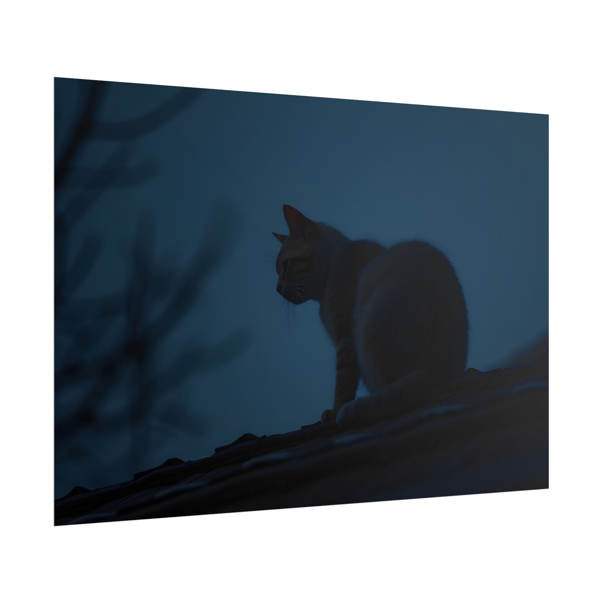 Nightwatch Cat Wall Art - Poster