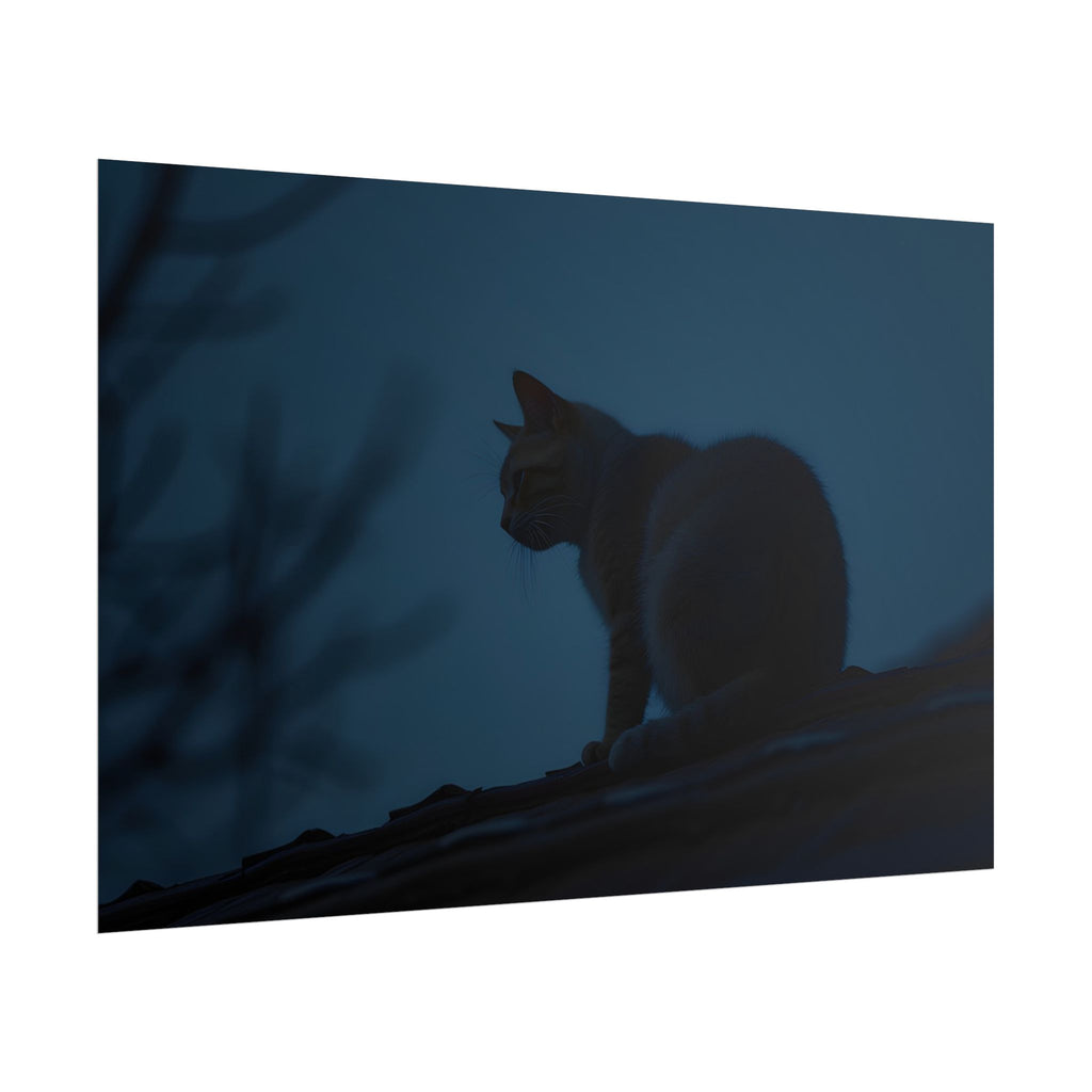 Nightwatch Cat Wall Art - Poster
