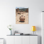 Rustic Terracotta Pot Photo Canvas