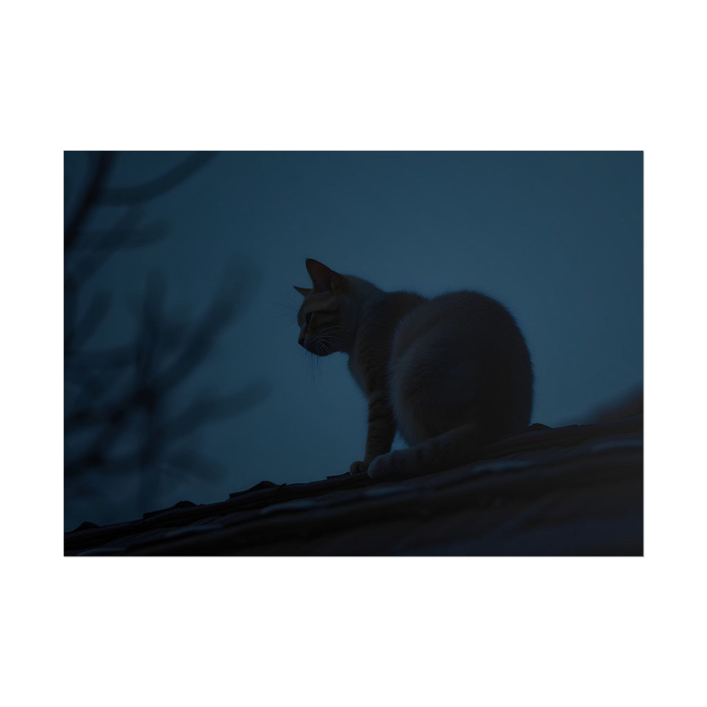 Nightwatch Cat Wall Art - Poster
