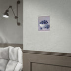 Blueberries Bowl Poster — Still Life Fruit Art Print (Rolled Poster)