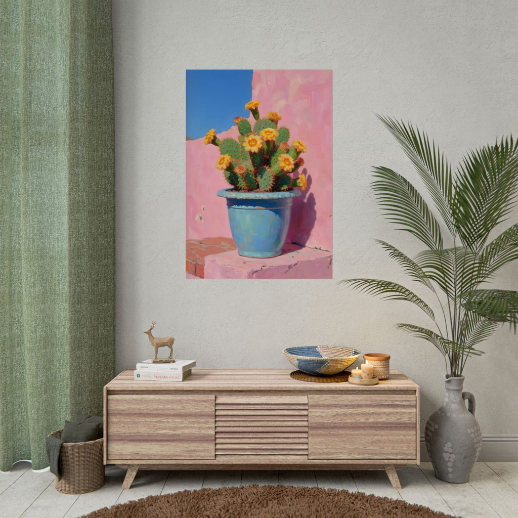 Kaktusrosa Wandbild - Poster 