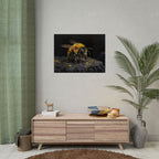 Bumblebee Close-Up Poster — Realistic Insect Wall Art (Rolled Poster)