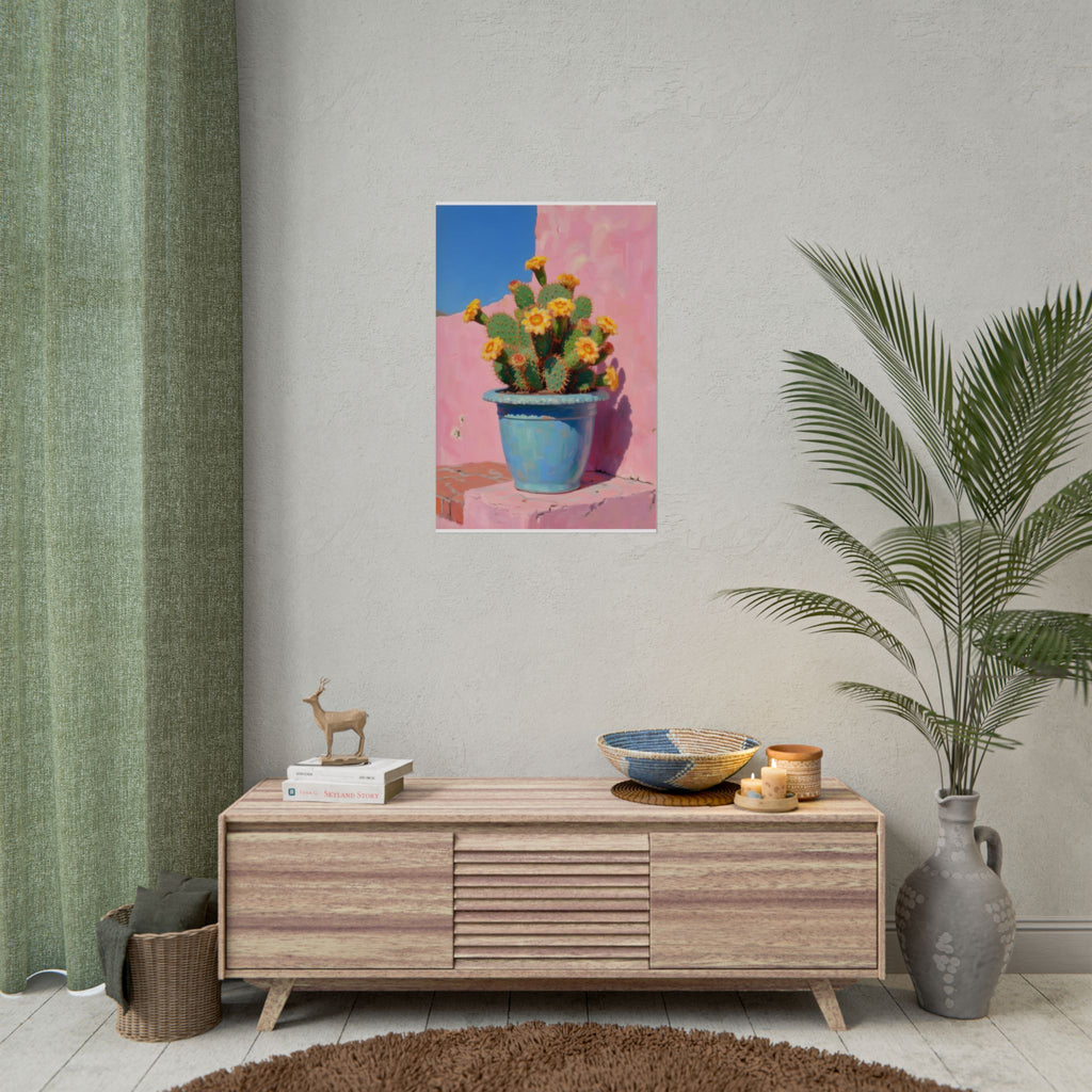 Kaktusrosa Wandbild - Poster 