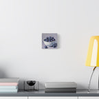 Blueberry Bowl Canvas Print — Still Life Wall Art