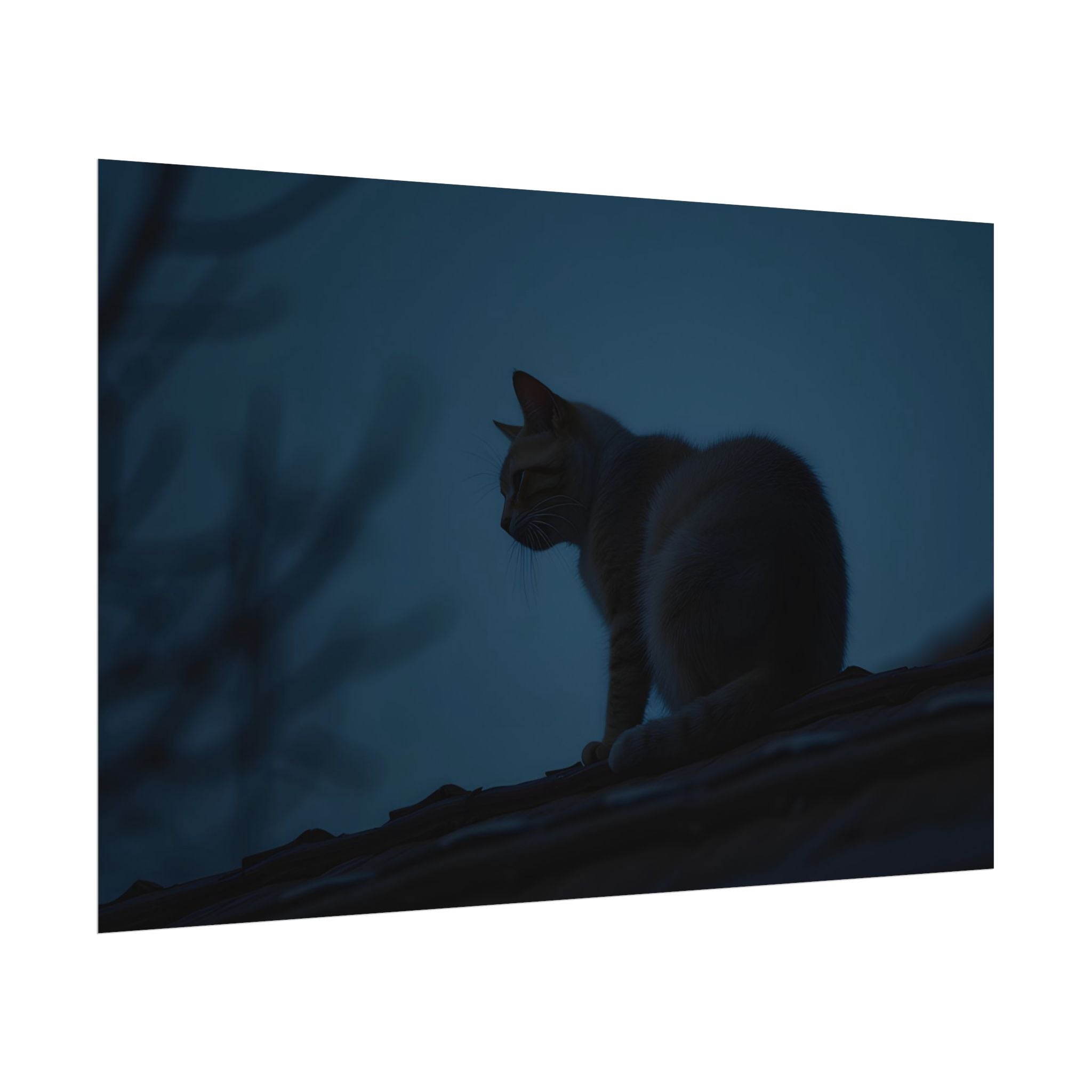 Nightwatch Cat Wall Art - Poster