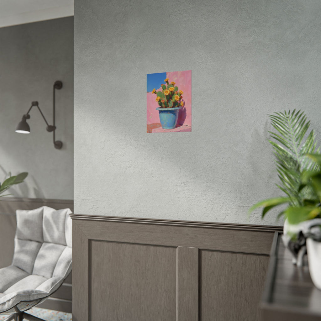 Kaktusrosa Wandbild - Poster 