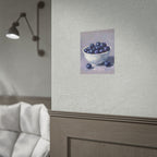 Blueberries Bowl Poster — Still Life Fruit Art Print (Rolled Poster)