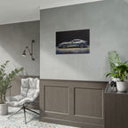 Sports Car Poster - Silver GT Automotive Art Print (Rolled Poster)