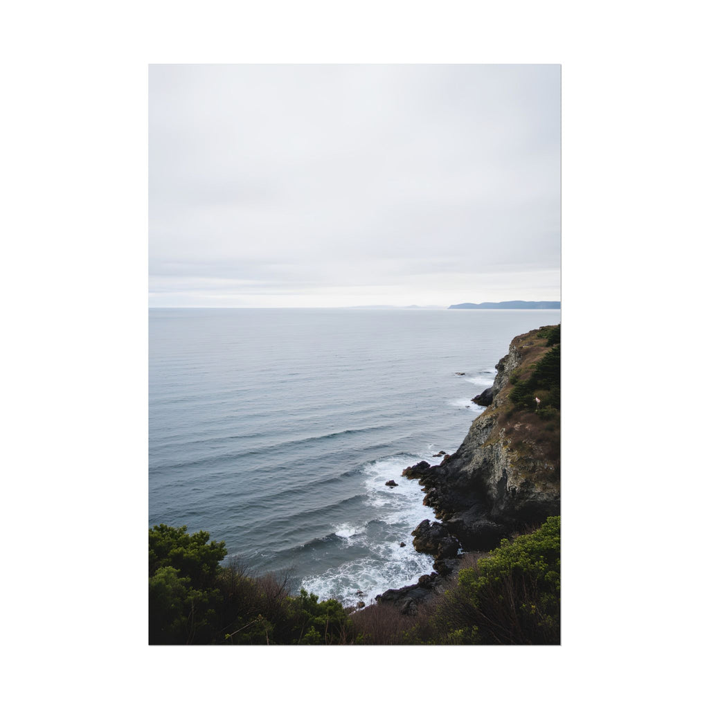 Dawn on the ocean Wall Art Print - Rolled Poster