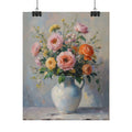 Wandbild „Bunte Rosen im Krug“ – Poster 