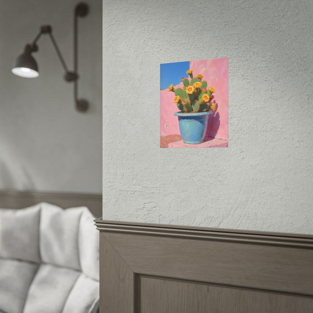 Kaktusrosa Wandbild - Poster 