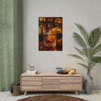 Whisky on Ice Wall Art -  Bar & Home Decor - Poster