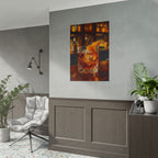 Whisky on Ice Wall Art -  Bar & Home Decor - Poster
