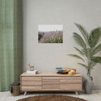 Muurdecoratie met lavendelveld – Poster 